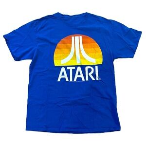 ATARI Graphic T-Shirt Gamercore Gamer Rainbow Art